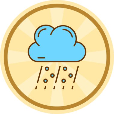 bulut simgesi modern vektör illüstrasyonu