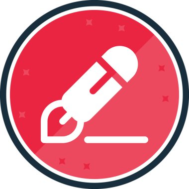 Bir mikrofon simgesinin vektör çizimi