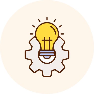 ampul simgesi vektör illüstrasyonu