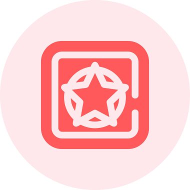 yıldız simgesi vektör illüstrasyonu