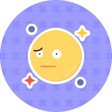 emoji simgesinin vektör illüstrasyonu