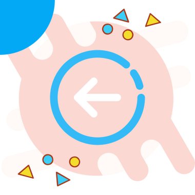 ok yönü simgesi doldurulmuş - taslak biçimi