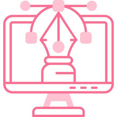 Web tasarım ikonu tasarım vektör çizimi