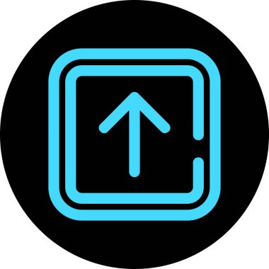 Eğilim biçimi izole edilmiş arkaplanda sağ ok simgesi