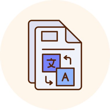 dosya biçimi simgesi, vektör illüstrasyonu