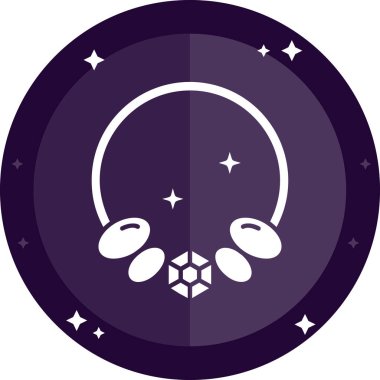 Şirin bir simgenin vektör illüstrasyonu