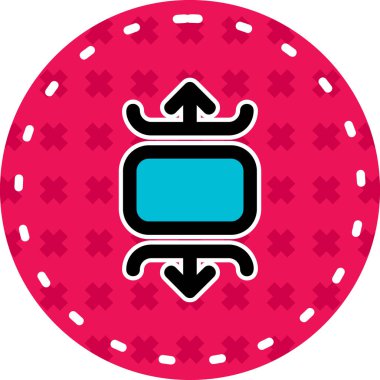 video. Web simgesi basit illüstrasyon