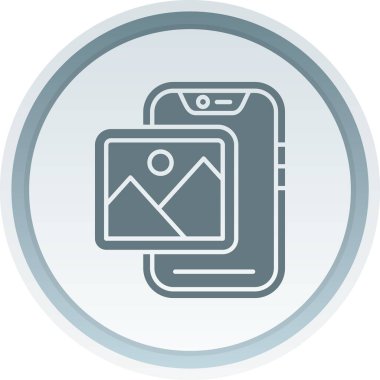 akıllı telefon simgesi vektör illüstrasyonu