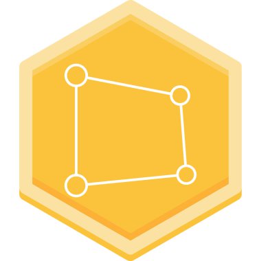 Bir yıldızın vektör illüstrasyonu