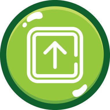 Yeşil oklu bir dairenin çizimi