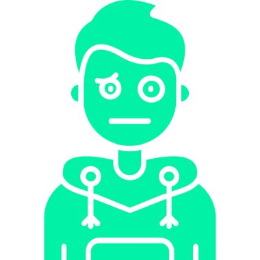 Evlat. Web simgesi basit illüstrasyon