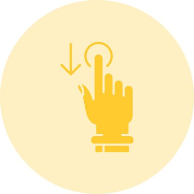 fare simgesi olan el imleci, vektör illüstrasyonu