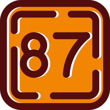 Bir numara ve 816 ile illüstrasyon