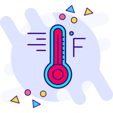 Soğuk hava simgesi - taslak biçiminde