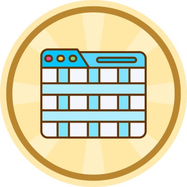 seo modern simgesinin vektör illüstrasyonu