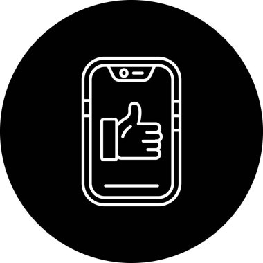 Başparmak yukarı. Basit tasarım