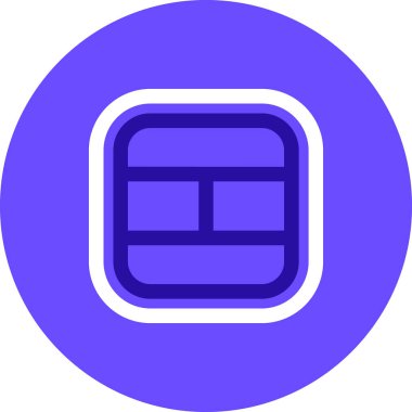 Kredi kartı web simgesi basit tasarım