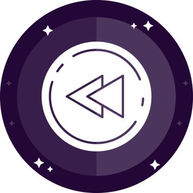 Bir yıldız simgesinin vektör illüstrasyonu