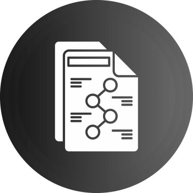 belge simgesi, vektör çizimi