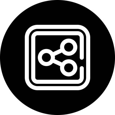 Simgeyi Moda Biçiminde Paylaş İzole Arkaplan