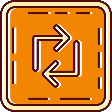 ok simgesi vektör illüstrasyonu