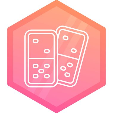 zar. Web simgesi basit illüstrasyon