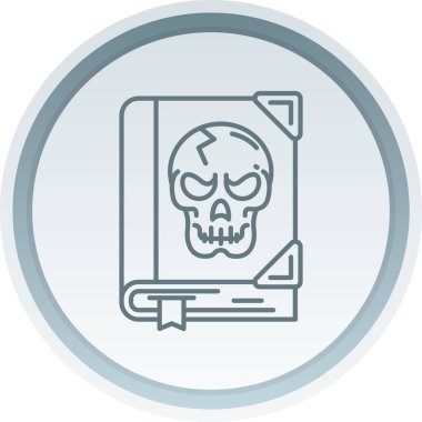 Kafatası. Web simgesi basit illüstrasyon