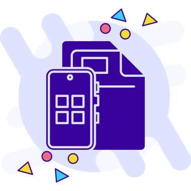 cep telefonu vektör simgesi