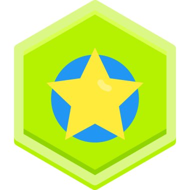 Yıldız Ödülü vektör simgesi