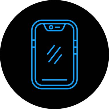 akıllı telefon simgesi vektör illüstrasyonu