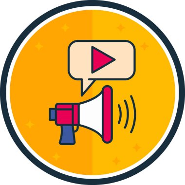 hoparlör vektör illüstrasyonu