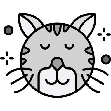 Kedi yüzü simgesi, taslak biçimi