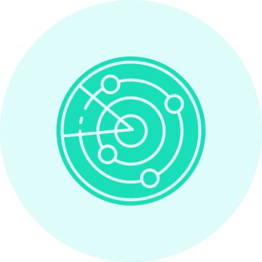 Hedef. Web simgesi basit illüstrasyon