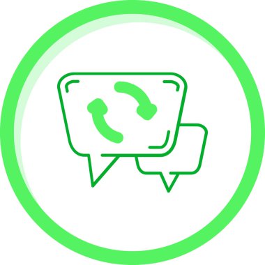 Konuş. Web simgesi basit tasarım