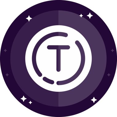 Çemberin modern bir simgesinin vektör çizimi