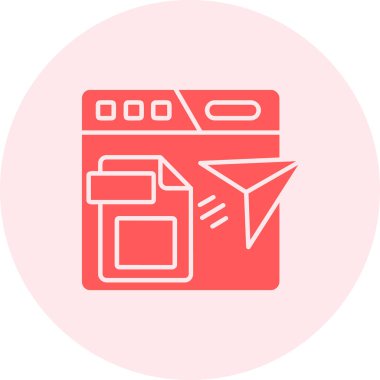 seo modern simgesinin vektör illüstrasyonu