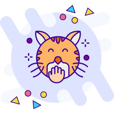 hayvan simgesi tasarımı, vektör