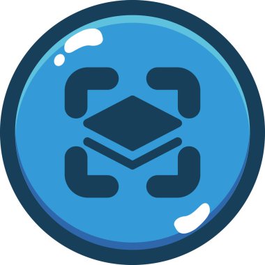 Bozuk para. Web simgesi basit illüstrasyon