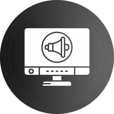 Kişisel bilgisayarın resim simgesi ve hoparlör simgesi