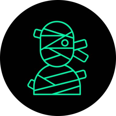 vektör maskesi ico, vektör illüstrasyonu