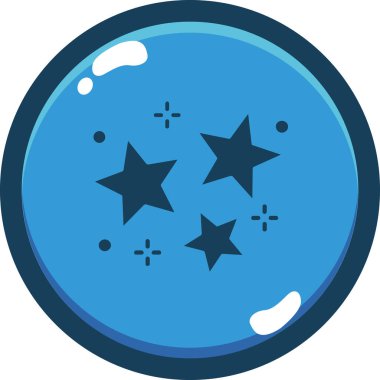 Ay simgesi, vektör illüstrasyonu