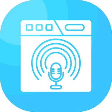 Modern simgenin vektör illüstrasyonu