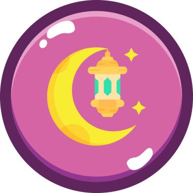 Ay yıldızları simgesi - taslak biçimi