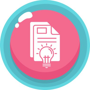 Elektrik lambası. Basit illüstrasyon