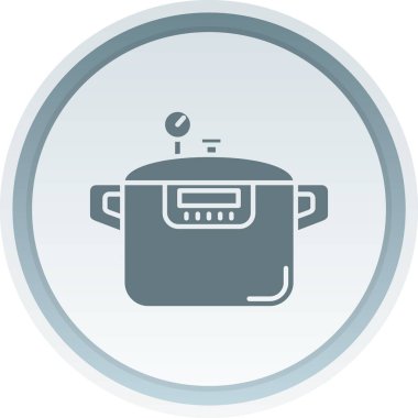 pişirme tencere vektör simgesi