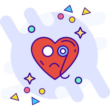 kalp simgesi tasarımı, vektör