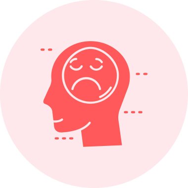 Üzücü bir simgenin vektör çizimi