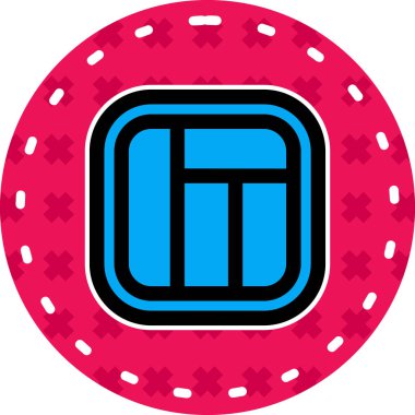 Kumarhane. Web simgesi basit illüstrasyon