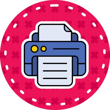 bilet ikonu vektör illüstrasyonu