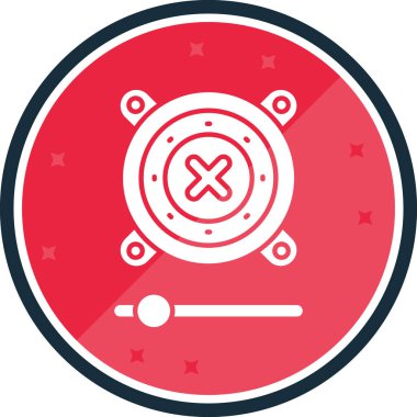 Bir pusulanın modern simgesinin vektör çizimi